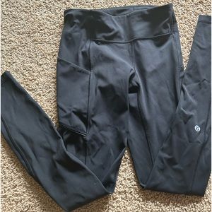 black lululemon leggings